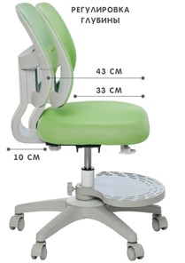 Кресло детское Holto-22 зеленое в Барнауле - предосмотр 3