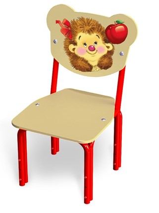 Детский стул Ежик (Кузя-Еж(1-3)ВКр) в Барнауле - изображение