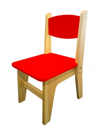 Детский стульчик Вуди красный (H 260) в Барнауле - изображение