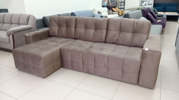 Угловой диван с оттоманкой Реал ДУ Graund 03 велюр в Барнауле