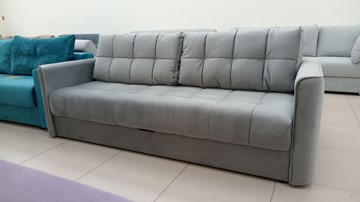 Прямой диван Татьяна 5 БД Граунд 05 серый в Барнауле